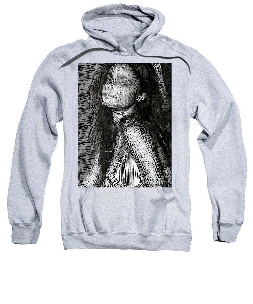 Sweat-shirt - Portrait en studio au crayon 39