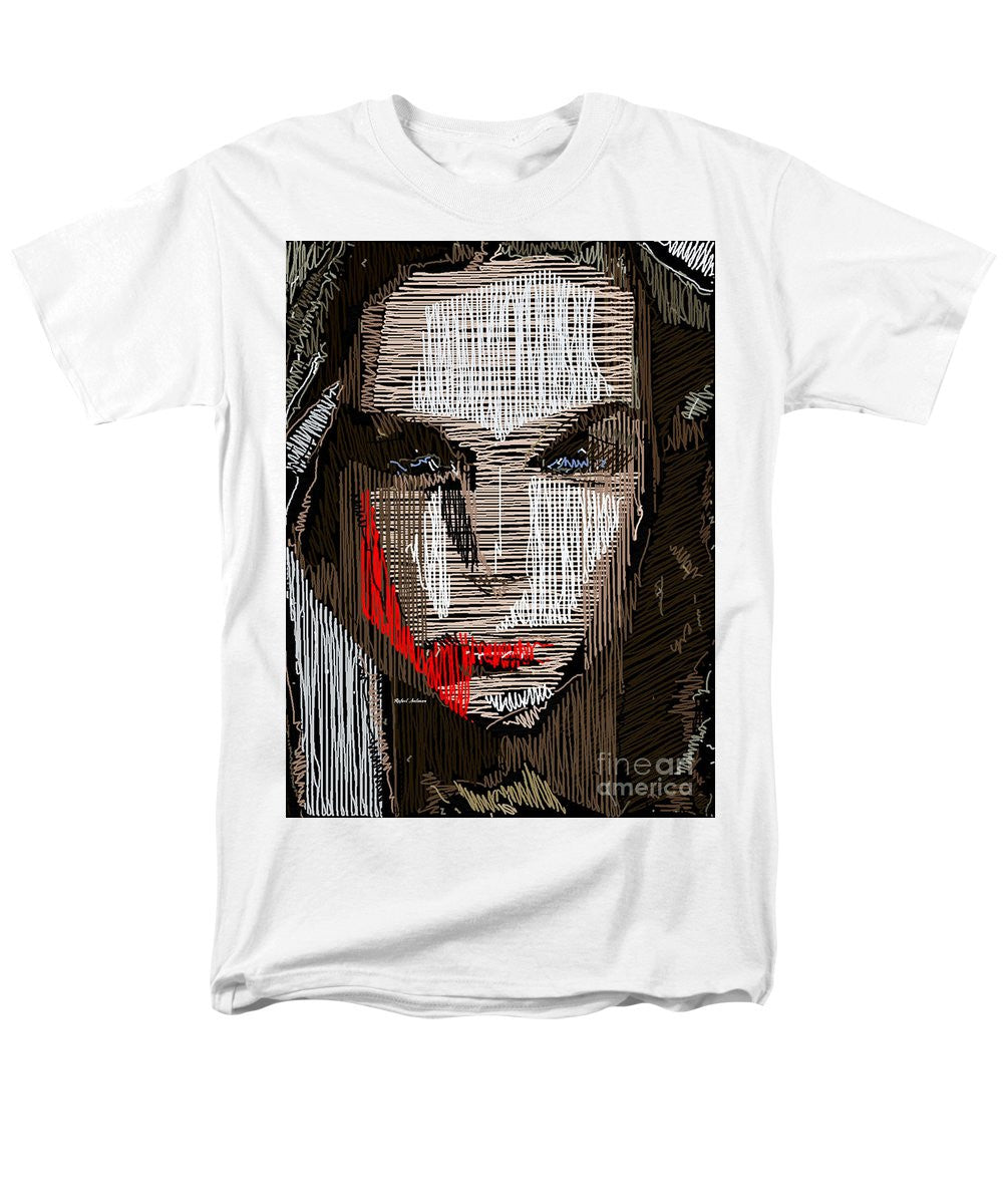 Men's T-Shirt  (Regular Fit) - Studio Portrait In Pencil 41