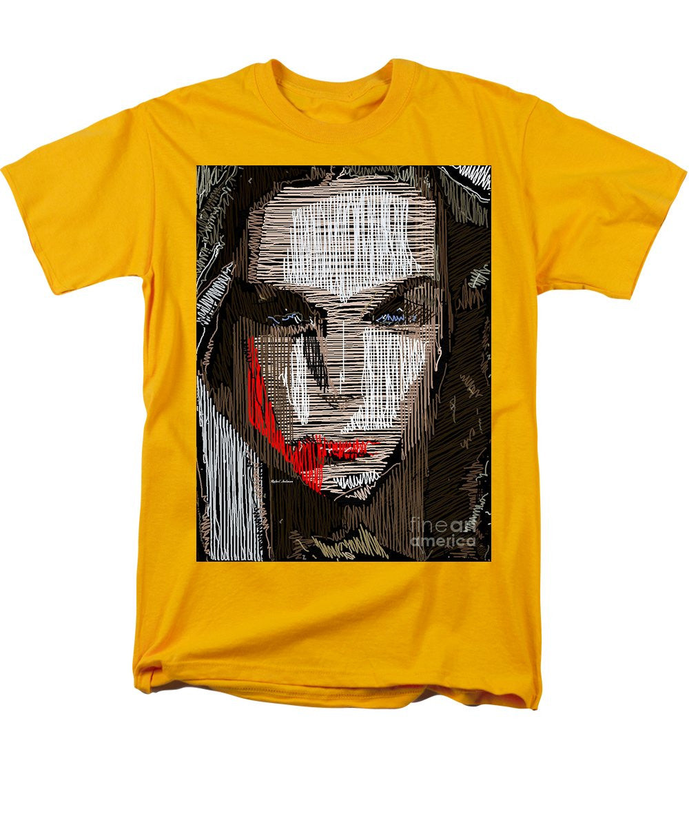 Men's T-Shirt  (Regular Fit) - Studio Portrait In Pencil 41