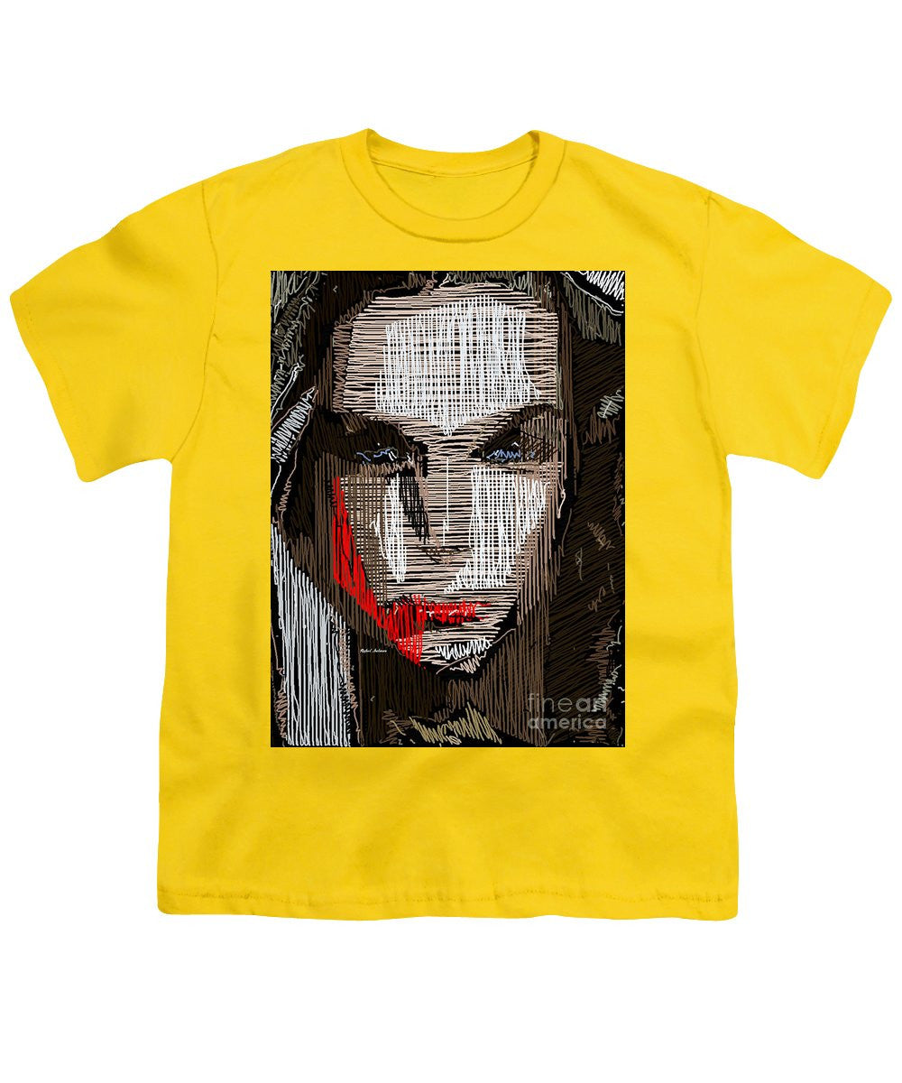 T-shirt pour jeunes - Portrait en studio au crayon 41