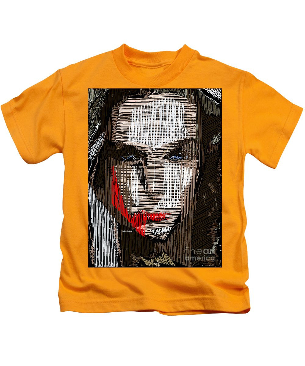 Kids T-Shirt - Studio Portrait In Pencil 41