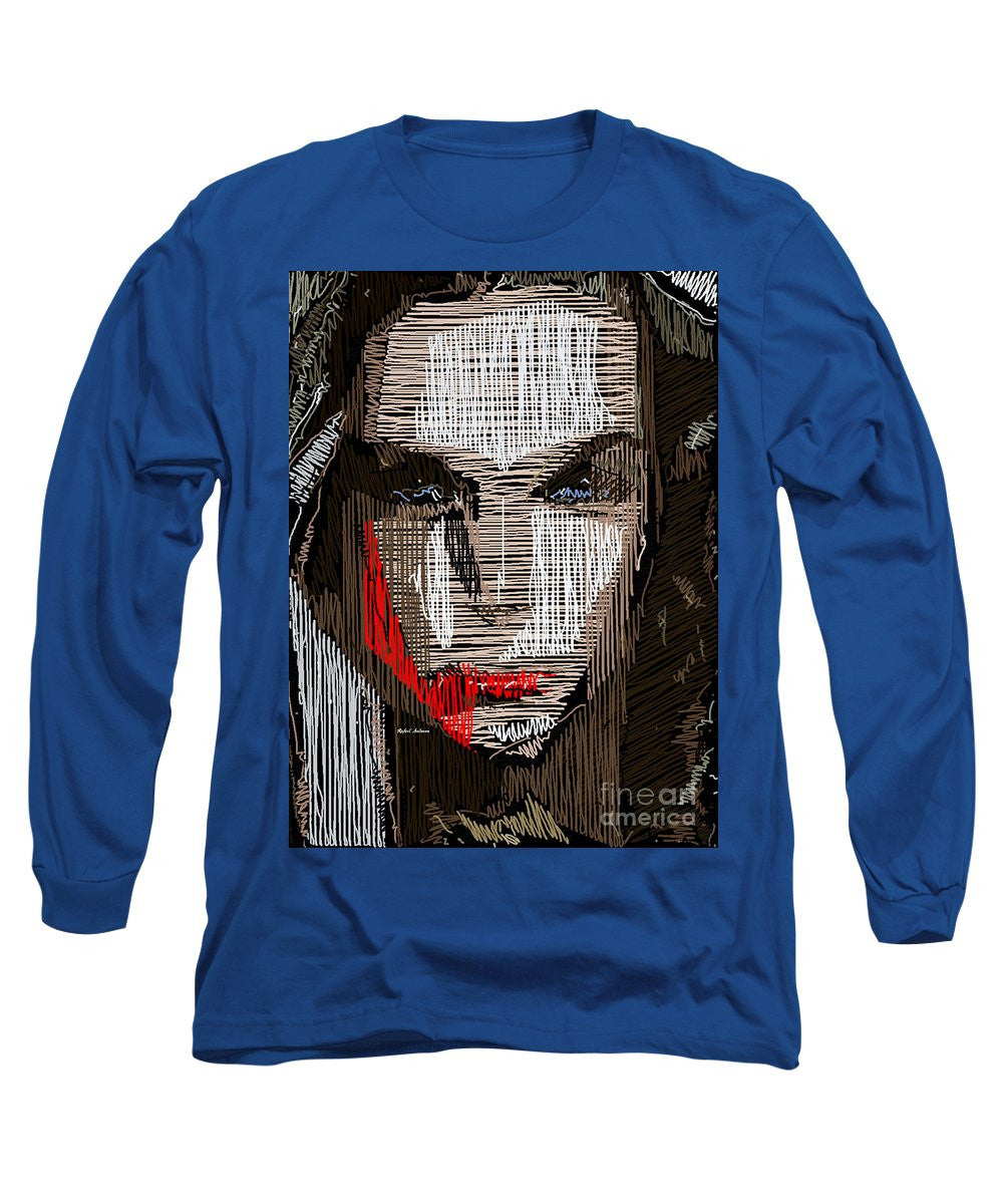 Long Sleeve T-Shirt - Studio Portrait In Pencil 41