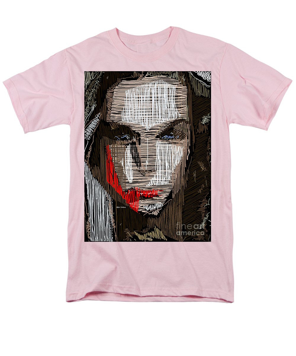 Men's T-Shirt  (Regular Fit) - Studio Portrait In Pencil 41