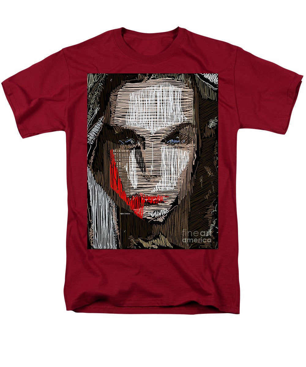 Men's T-Shirt  (Regular Fit) - Studio Portrait In Pencil 41