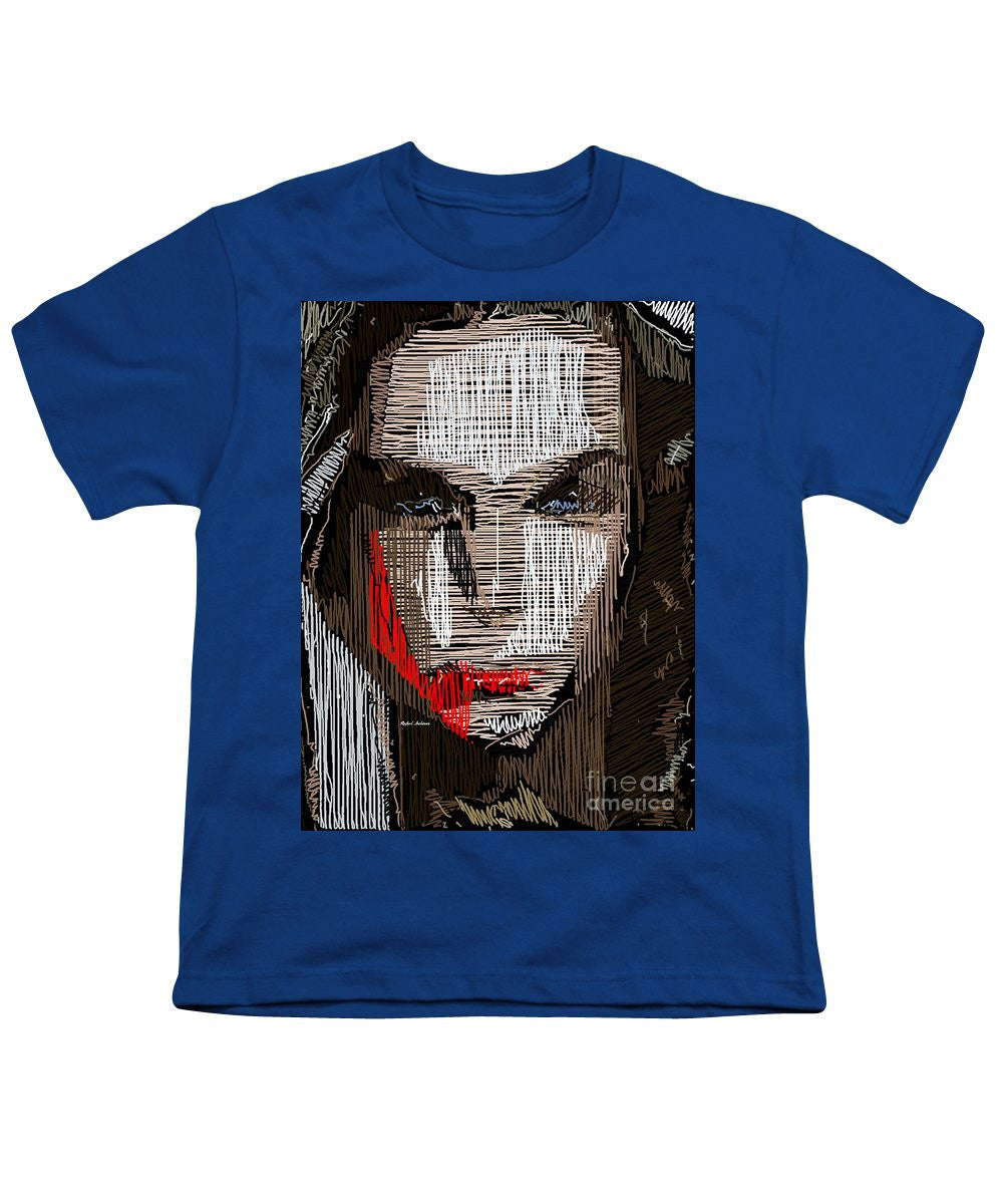 T-shirt pour jeunes - Portrait en studio au crayon 41