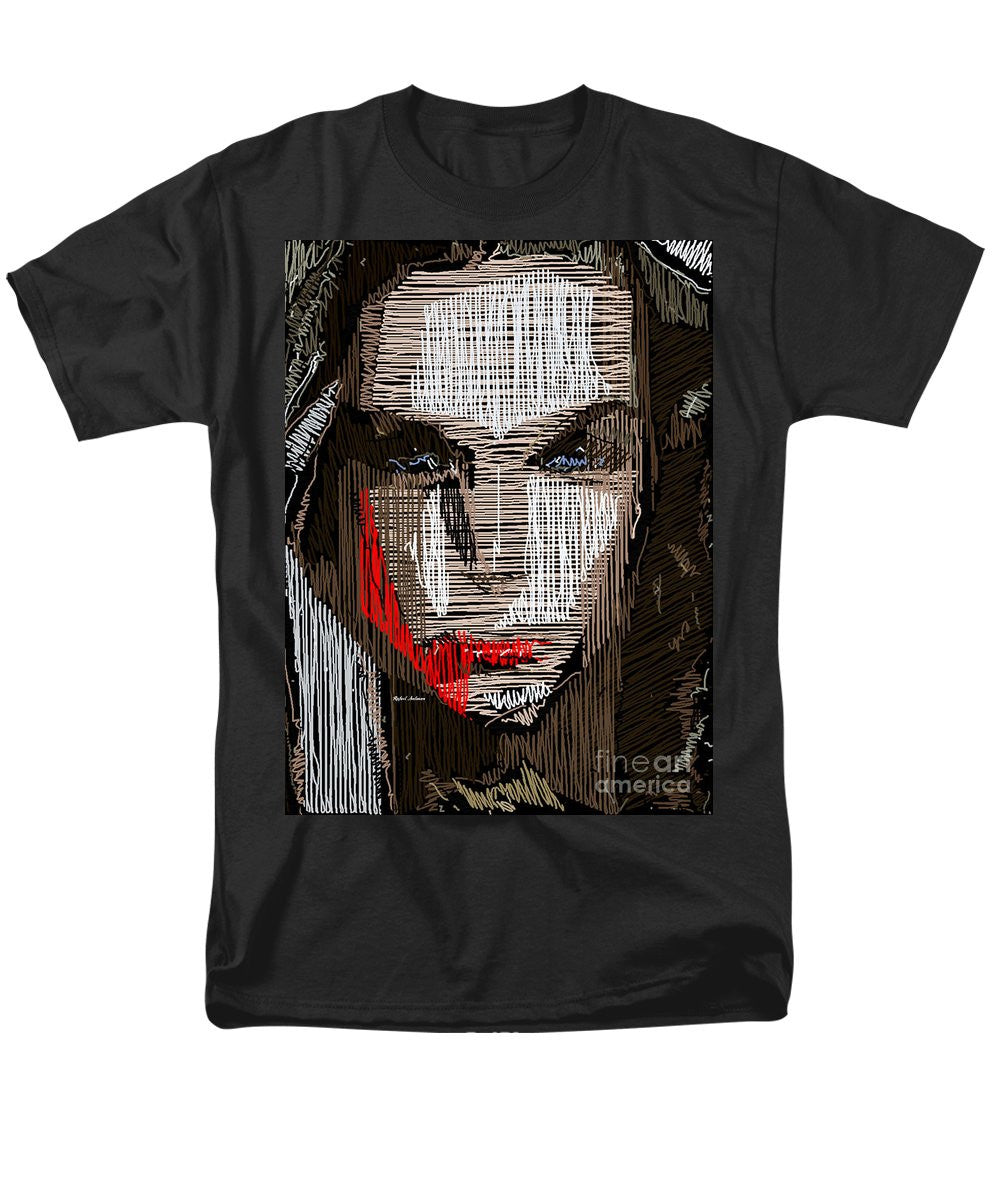 Men's T-Shirt  (Regular Fit) - Studio Portrait In Pencil 41