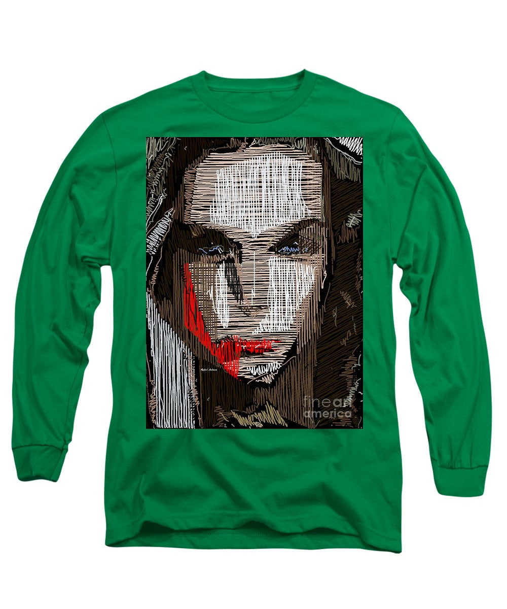 Long Sleeve T-Shirt - Studio Portrait In Pencil 41