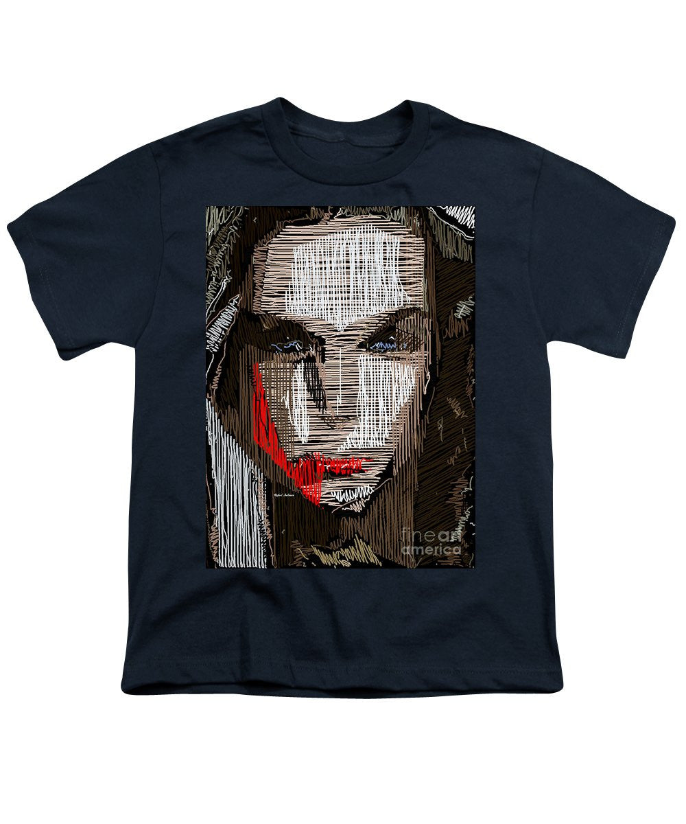 T-shirt pour jeunes - Portrait en studio au crayon 41