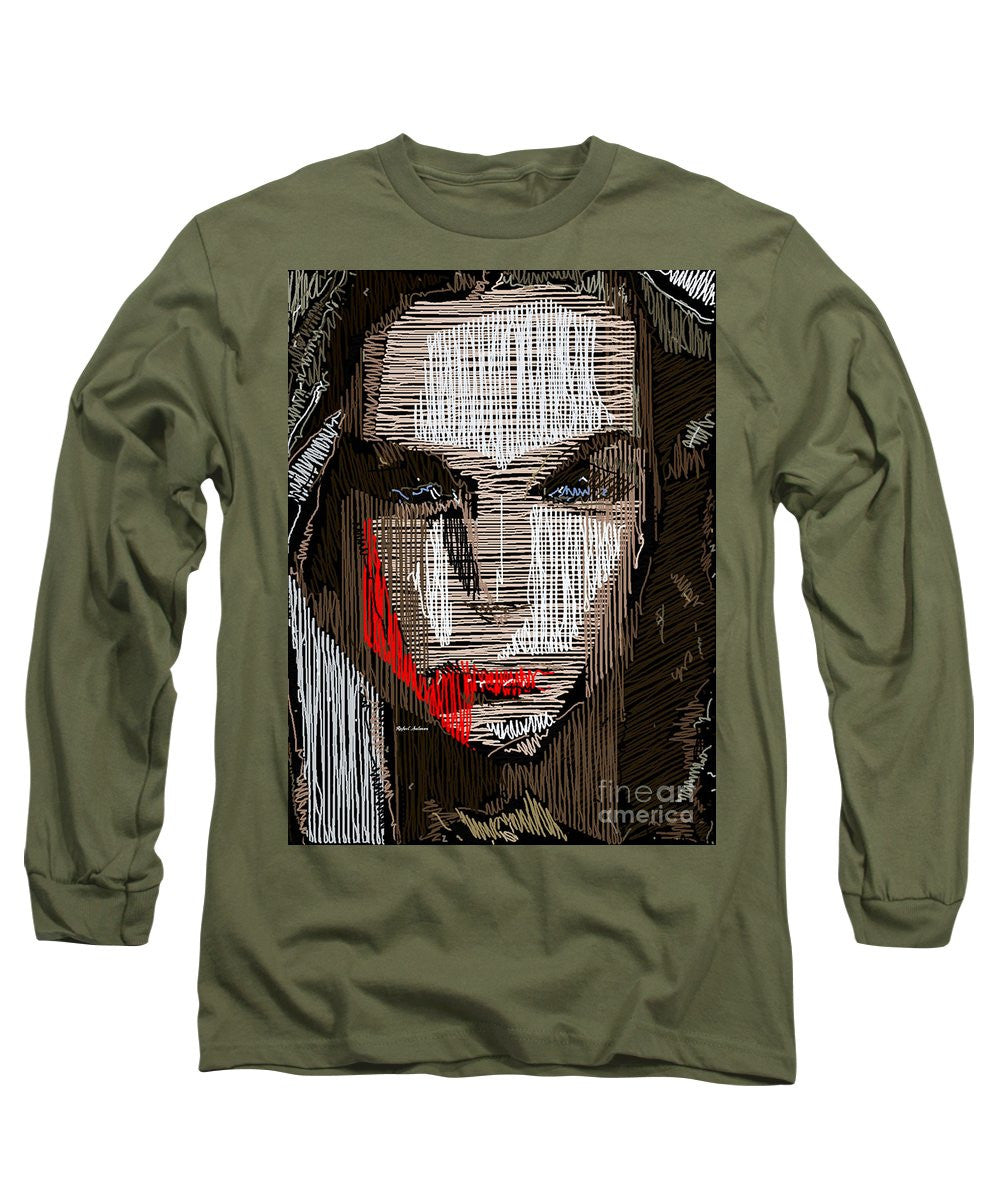 Long Sleeve T-Shirt - Studio Portrait In Pencil 41