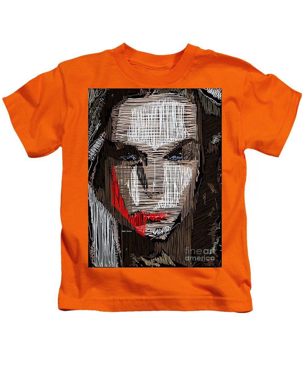 Kids T-Shirt - Studio Portrait In Pencil 41