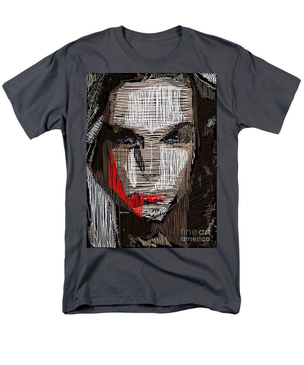 Men's T-Shirt  (Regular Fit) - Studio Portrait In Pencil 41