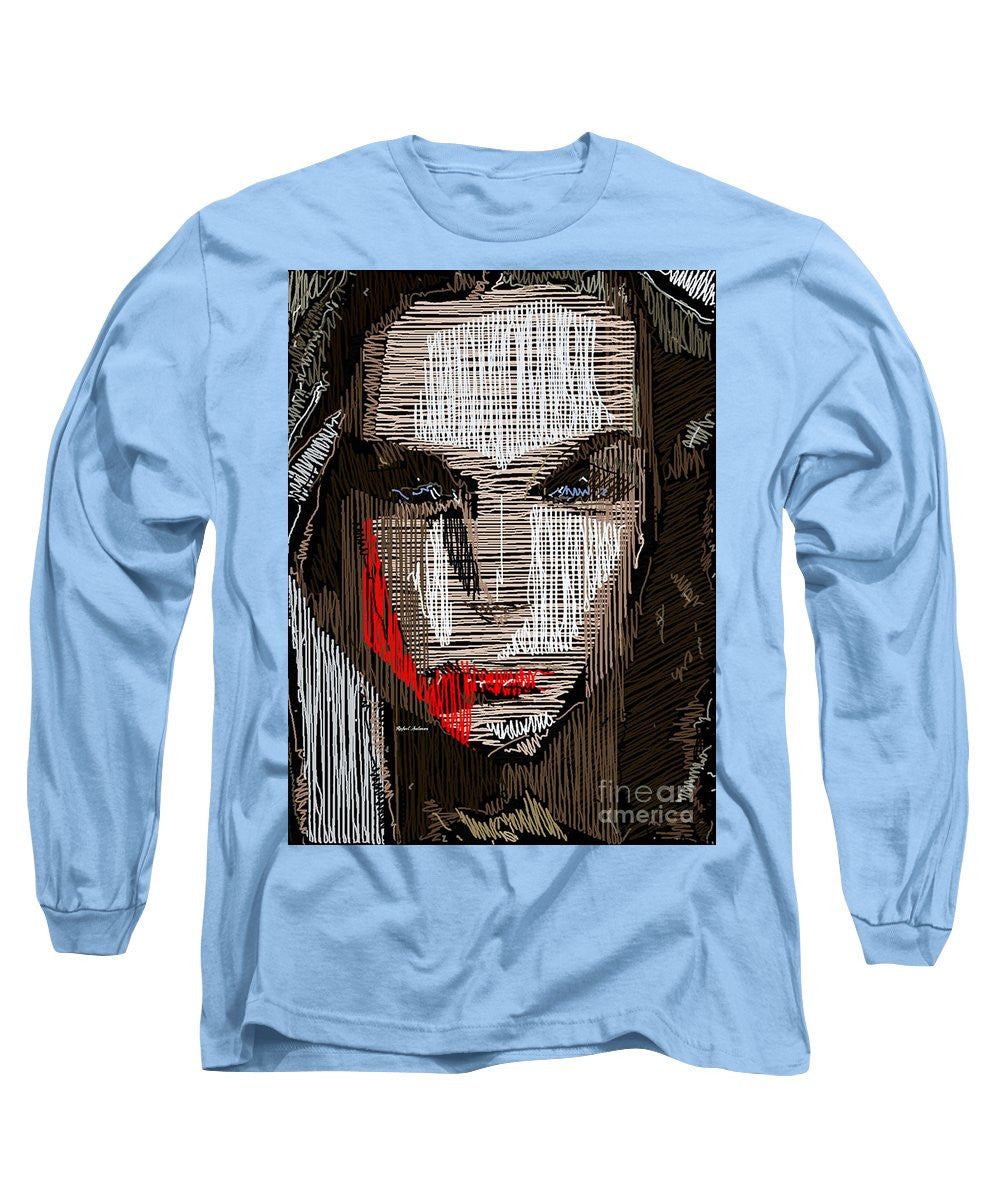 Long Sleeve T-Shirt - Studio Portrait In Pencil 41