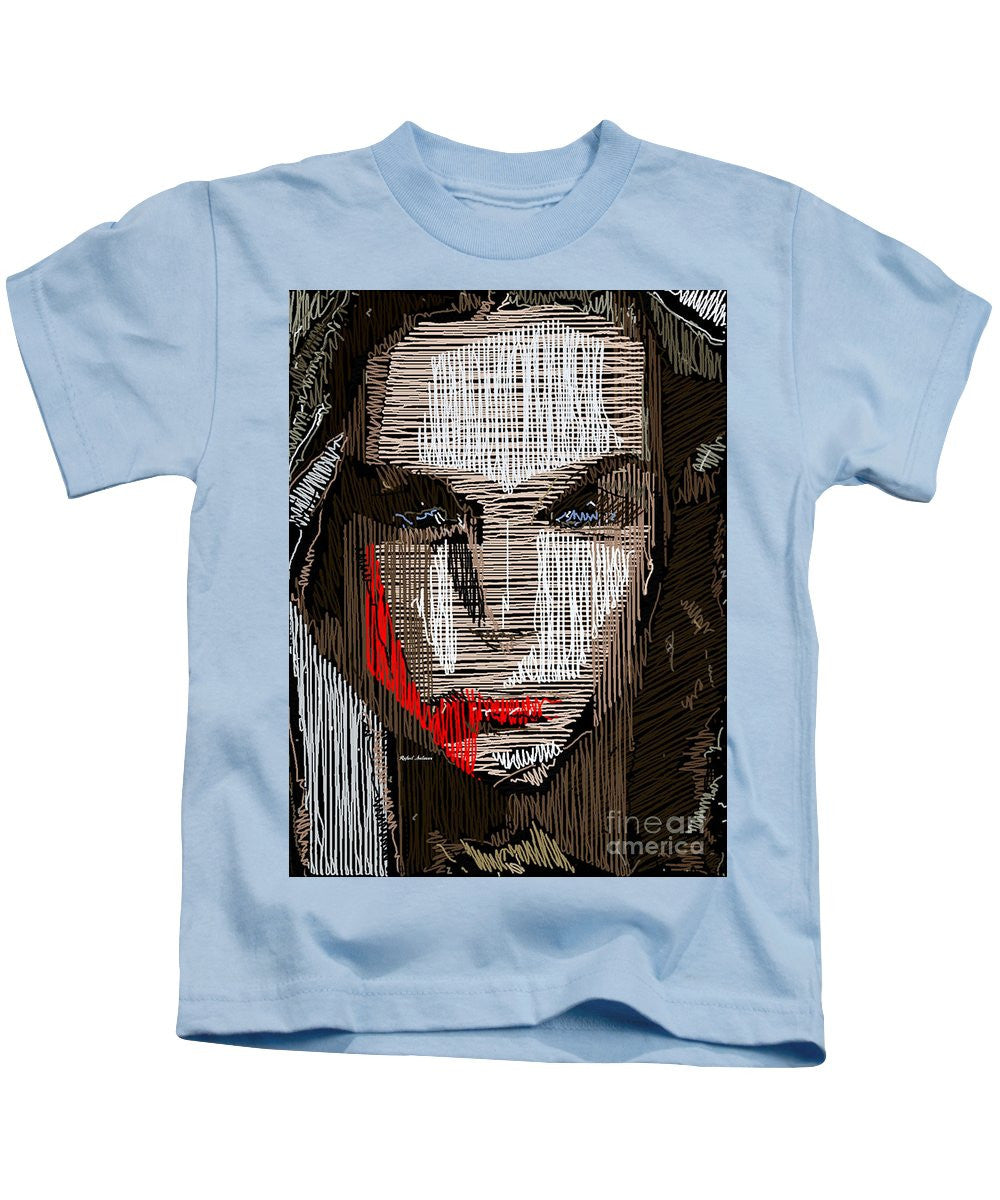 Kids T-Shirt - Studio Portrait In Pencil 41