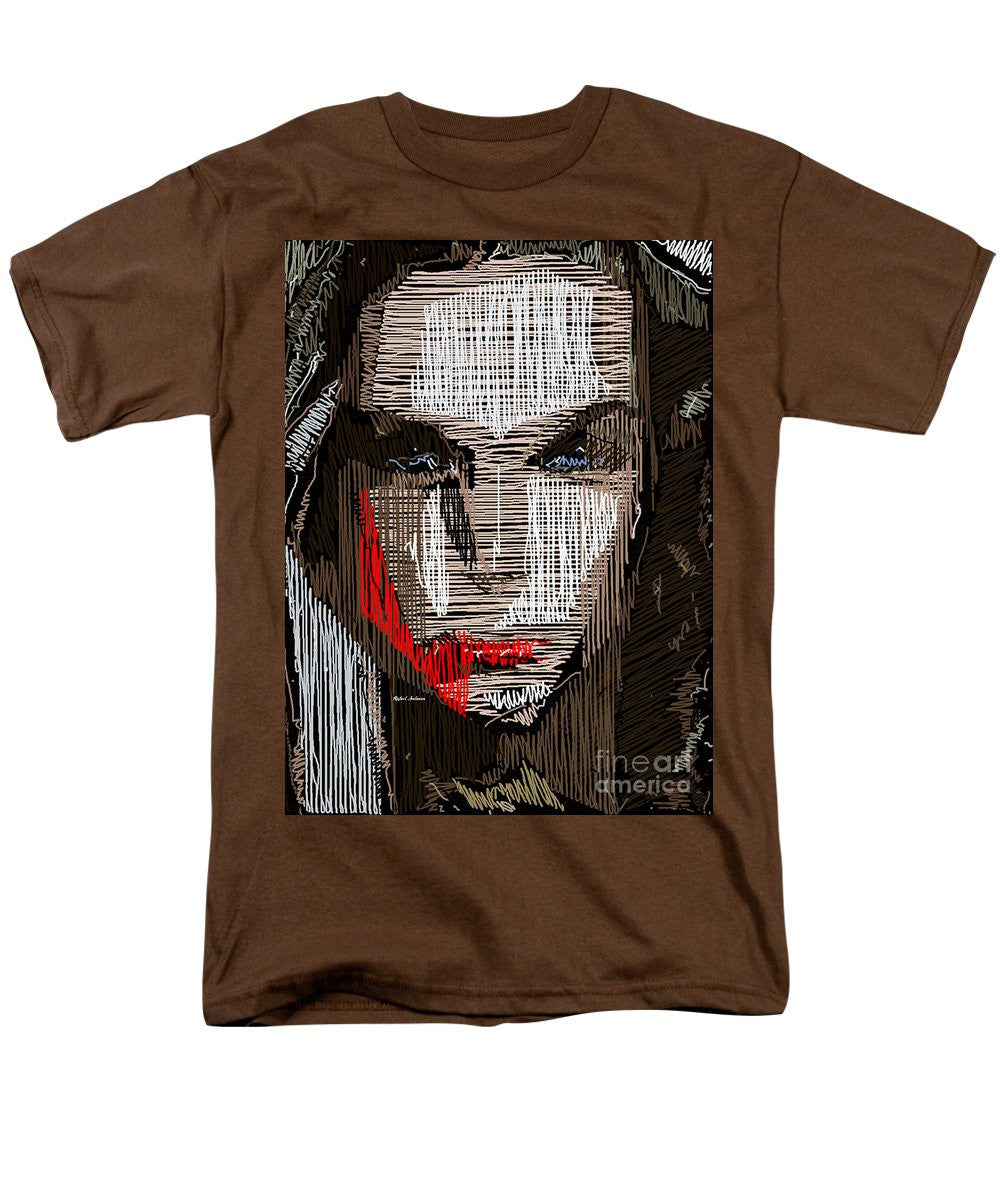 Men's T-Shirt  (Regular Fit) - Studio Portrait In Pencil 41