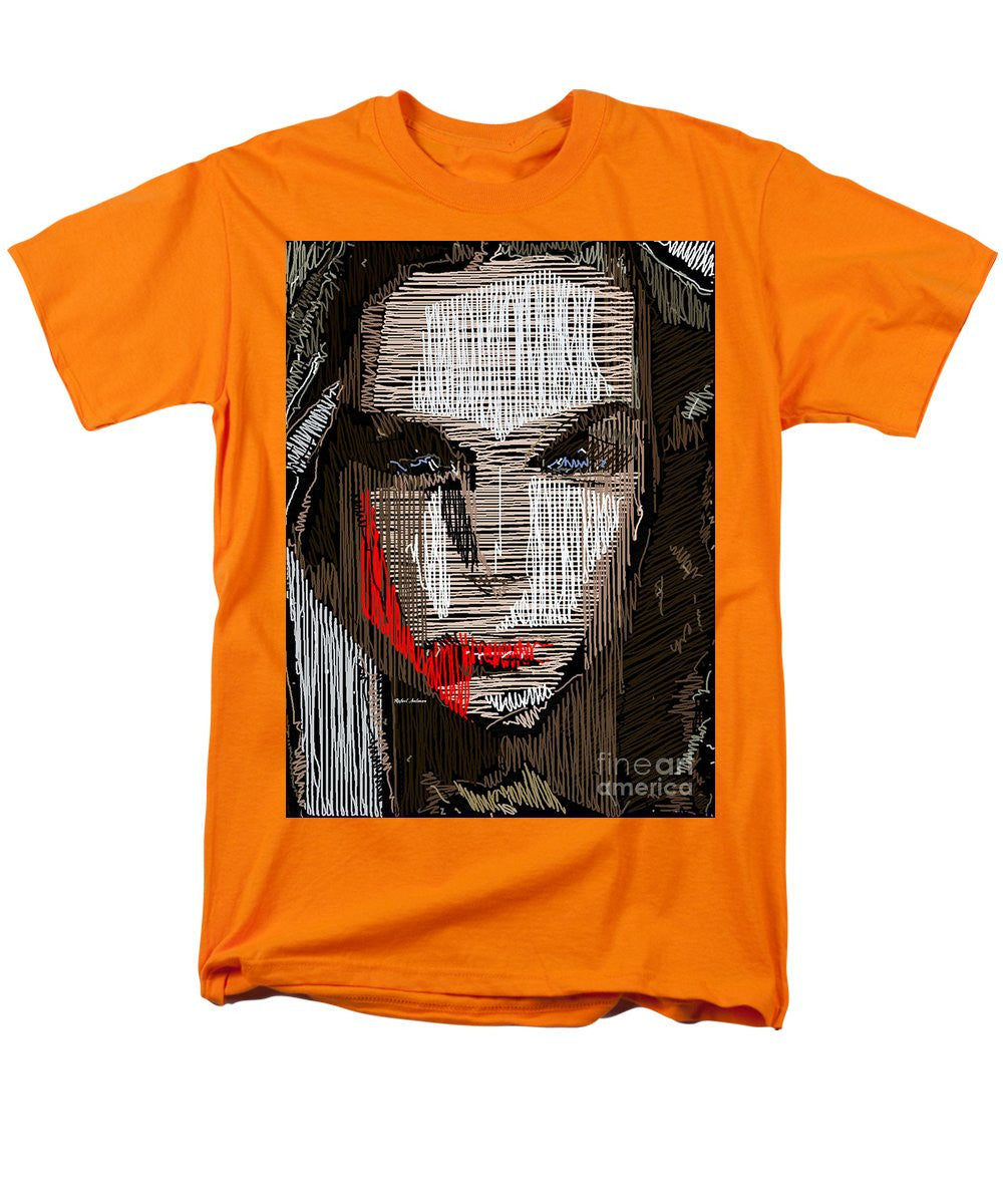 Men's T-Shirt  (Regular Fit) - Studio Portrait In Pencil 41