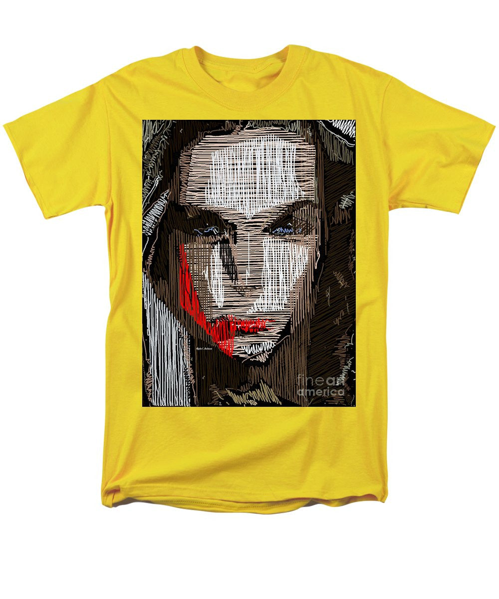 Men's T-Shirt  (Regular Fit) - Studio Portrait In Pencil 41