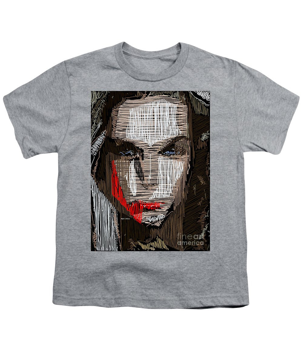 T-shirt pour jeunes - Portrait en studio au crayon 41