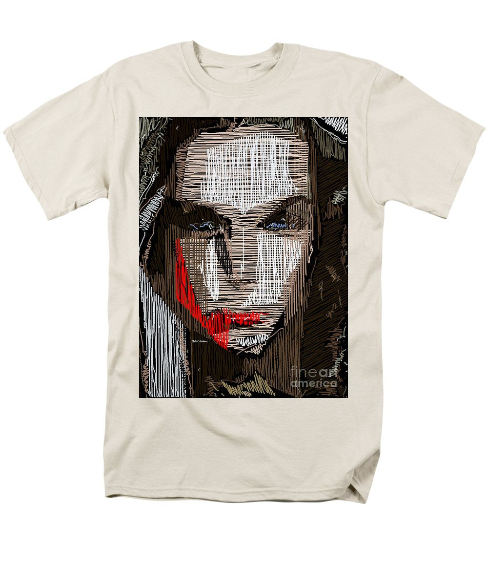 Men's T-Shirt  (Regular Fit) - Studio Portrait In Pencil 41