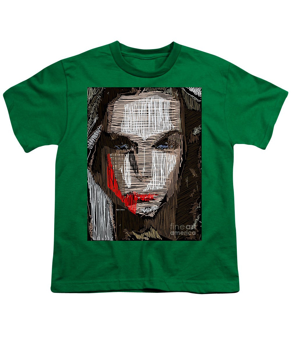 T-shirt pour jeunes - Portrait en studio au crayon 41