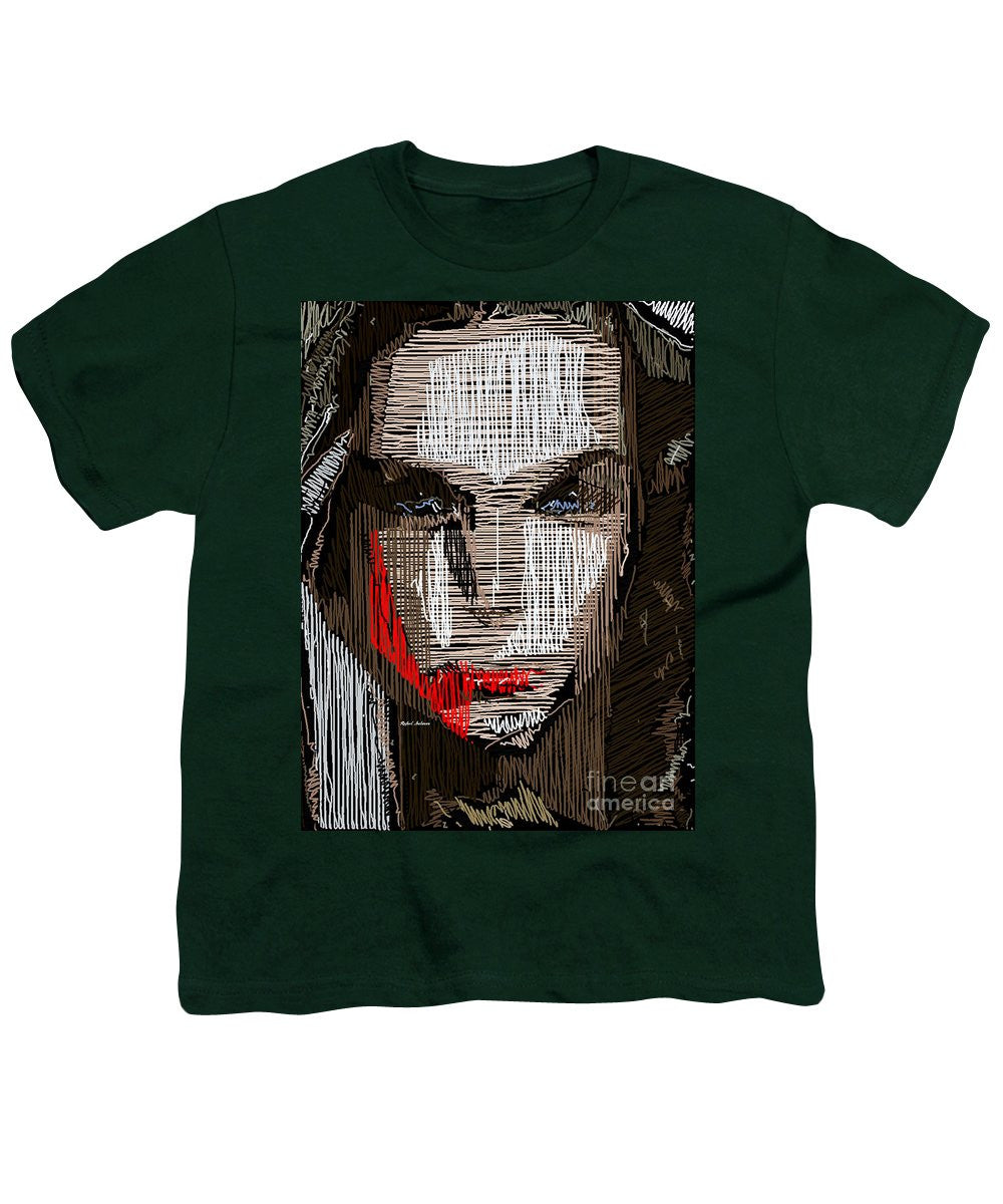 T-shirt pour jeunes - Portrait en studio au crayon 41