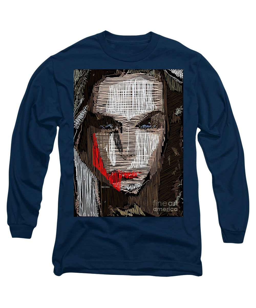 Long Sleeve T-Shirt - Studio Portrait In Pencil 41