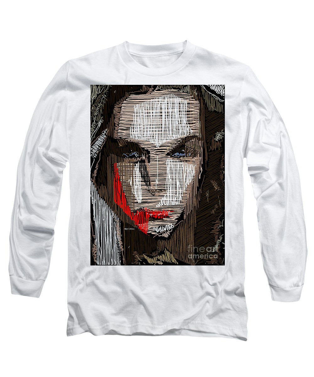 Long Sleeve T-Shirt - Studio Portrait In Pencil 41