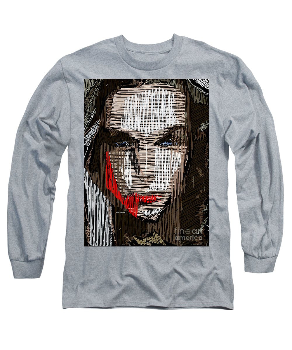 Long Sleeve T-Shirt - Studio Portrait In Pencil 41