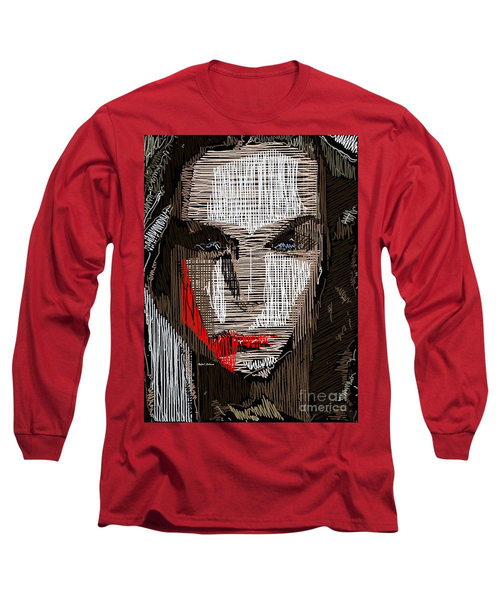 Long Sleeve T-Shirt - Studio Portrait In Pencil 41