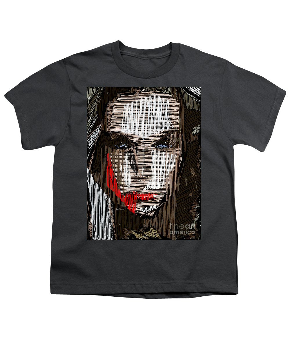 T-shirt pour jeunes - Portrait en studio au crayon 41