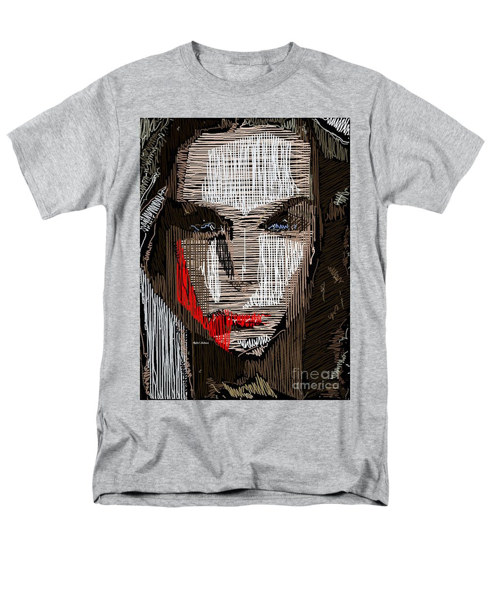 Men's T-Shirt  (Regular Fit) - Studio Portrait In Pencil 41