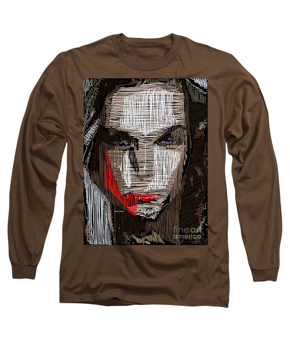 Long Sleeve T-Shirt - Studio Portrait In Pencil 41