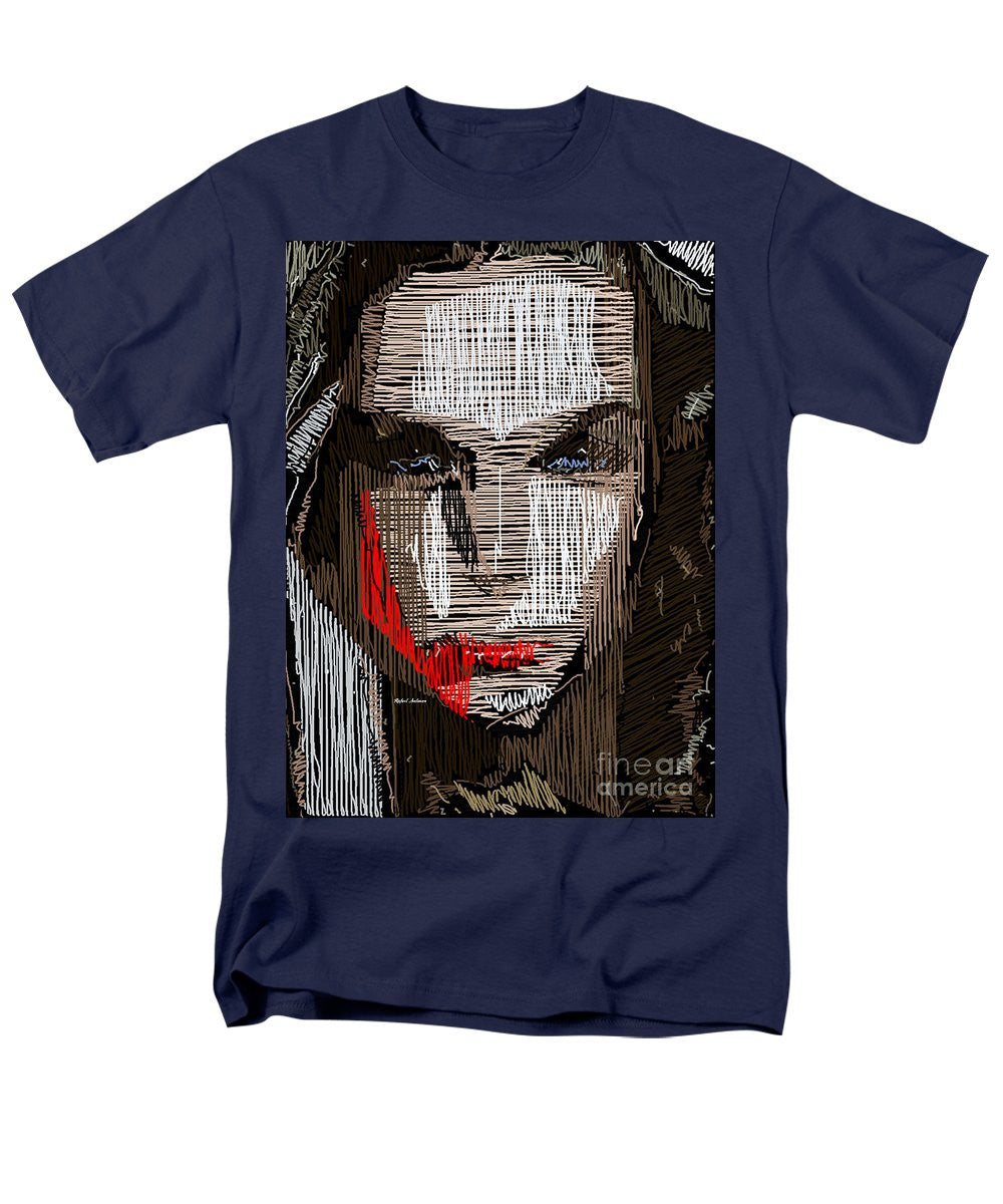 Men's T-Shirt  (Regular Fit) - Studio Portrait In Pencil 41