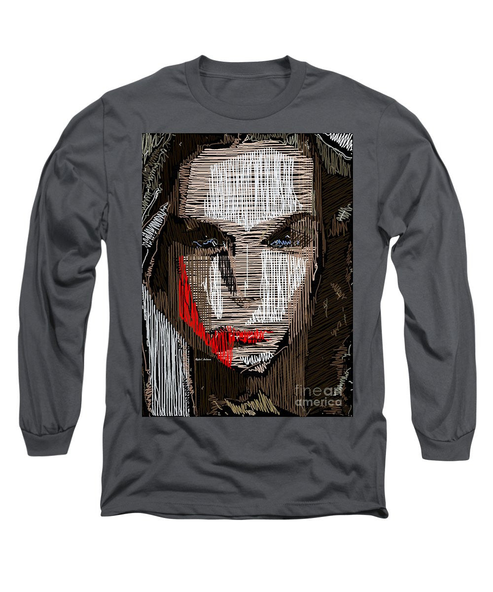 Long Sleeve T-Shirt - Studio Portrait In Pencil 41