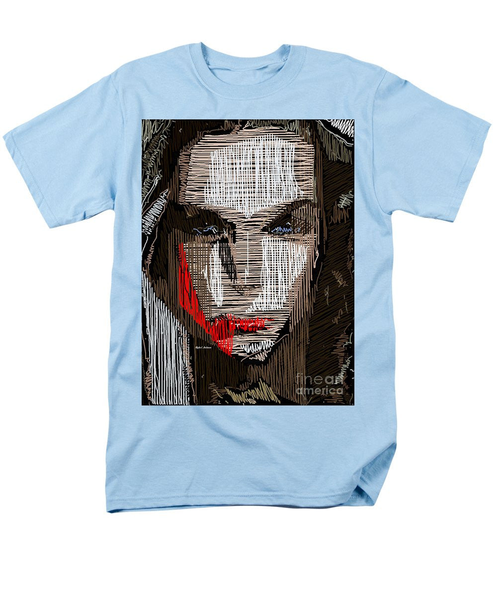 Men's T-Shirt  (Regular Fit) - Studio Portrait In Pencil 41