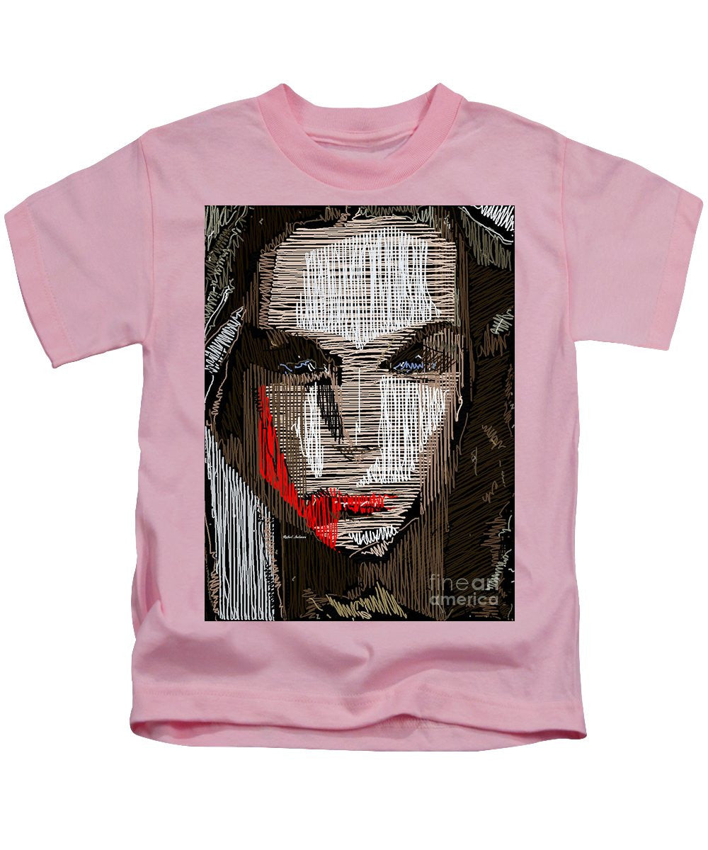 Kids T-Shirt - Studio Portrait In Pencil 41