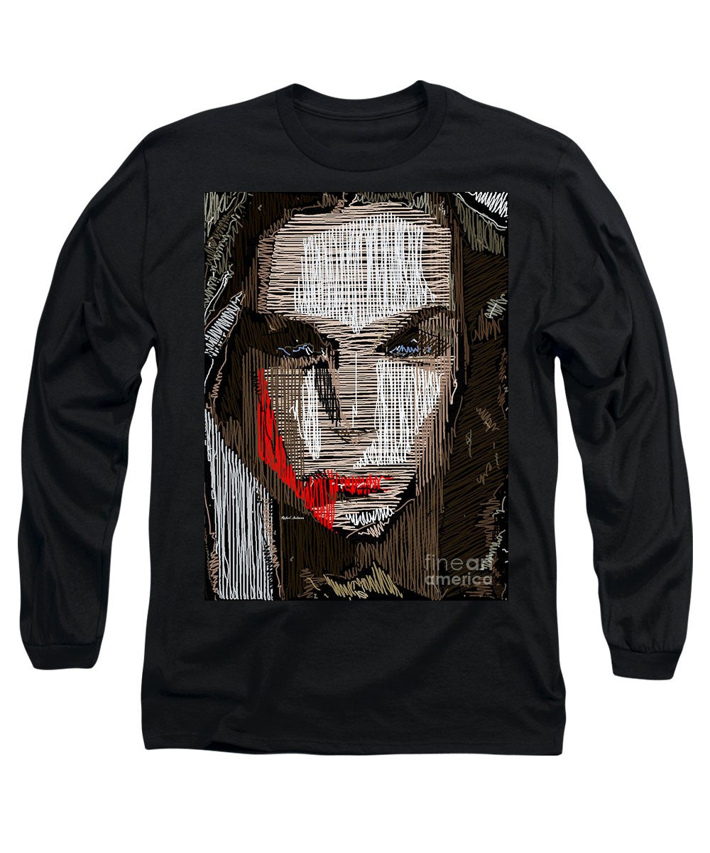 Long Sleeve T-Shirt - Studio Portrait In Pencil 41