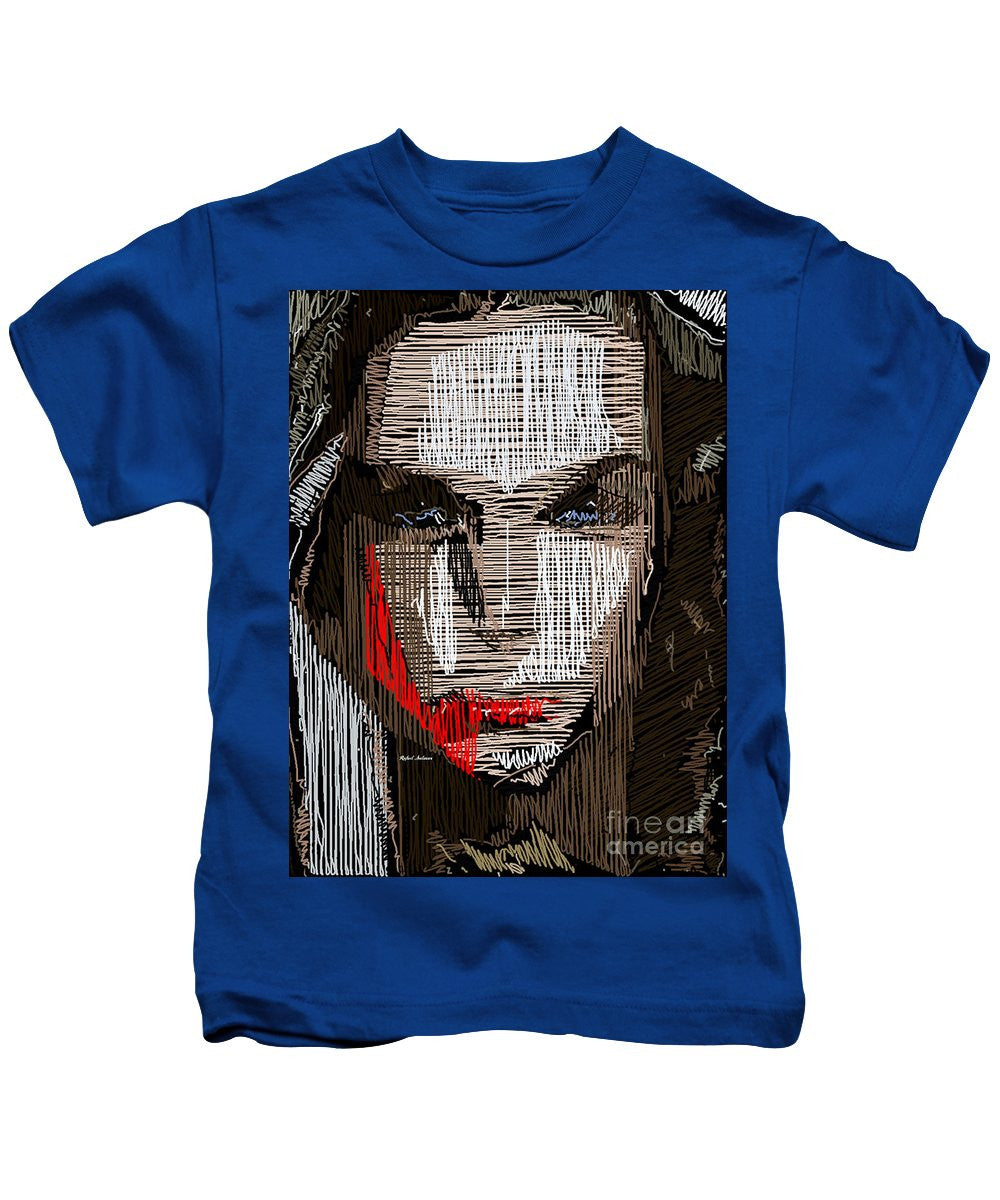 Kids T-Shirt - Studio Portrait In Pencil 41