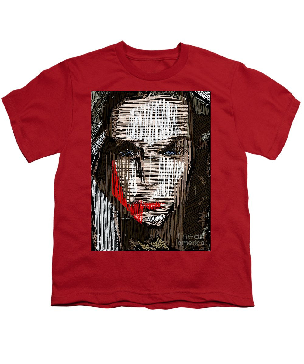 T-shirt pour jeunes - Portrait en studio au crayon 41