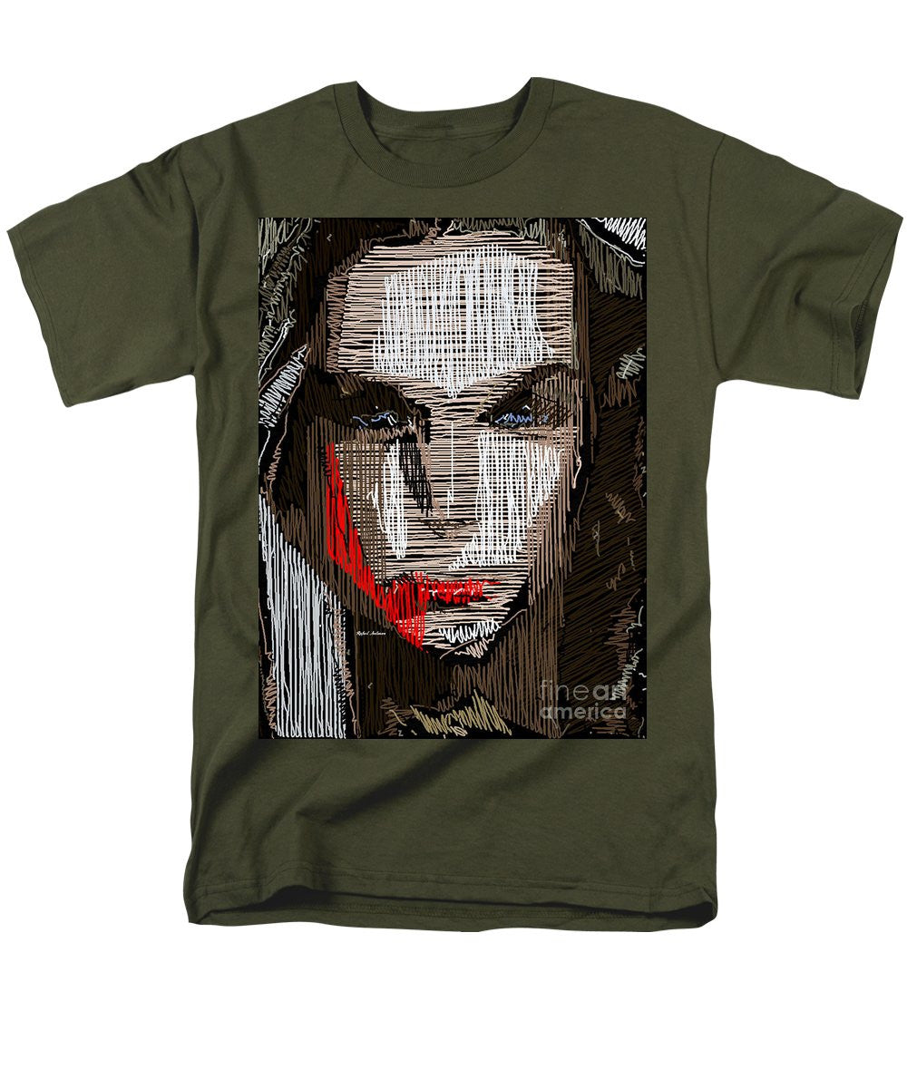 Men's T-Shirt  (Regular Fit) - Studio Portrait In Pencil 41