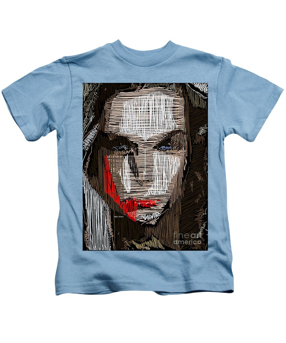 Kids T-Shirt - Studio Portrait In Pencil 41