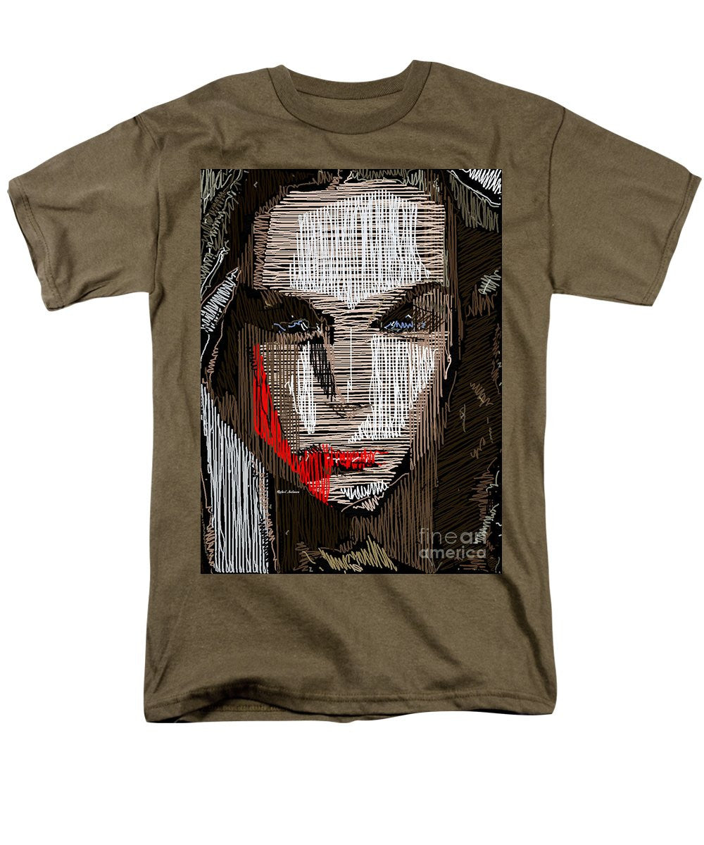 Men's T-Shirt  (Regular Fit) - Studio Portrait In Pencil 41