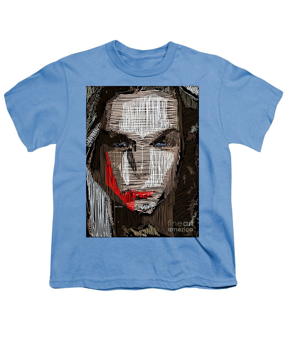 T-shirt pour jeunes - Portrait en studio au crayon 41