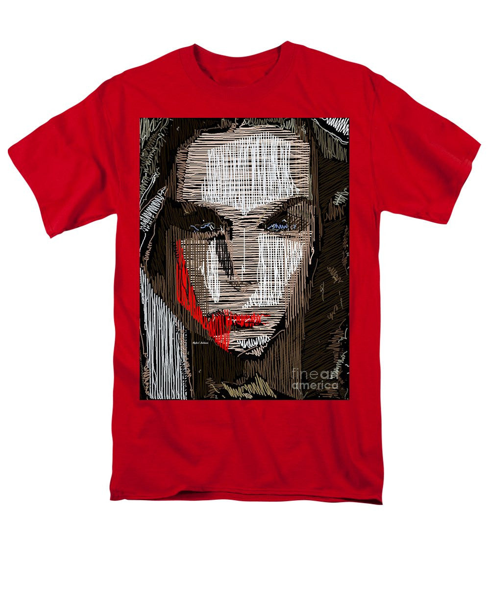 Men's T-Shirt  (Regular Fit) - Studio Portrait In Pencil 41