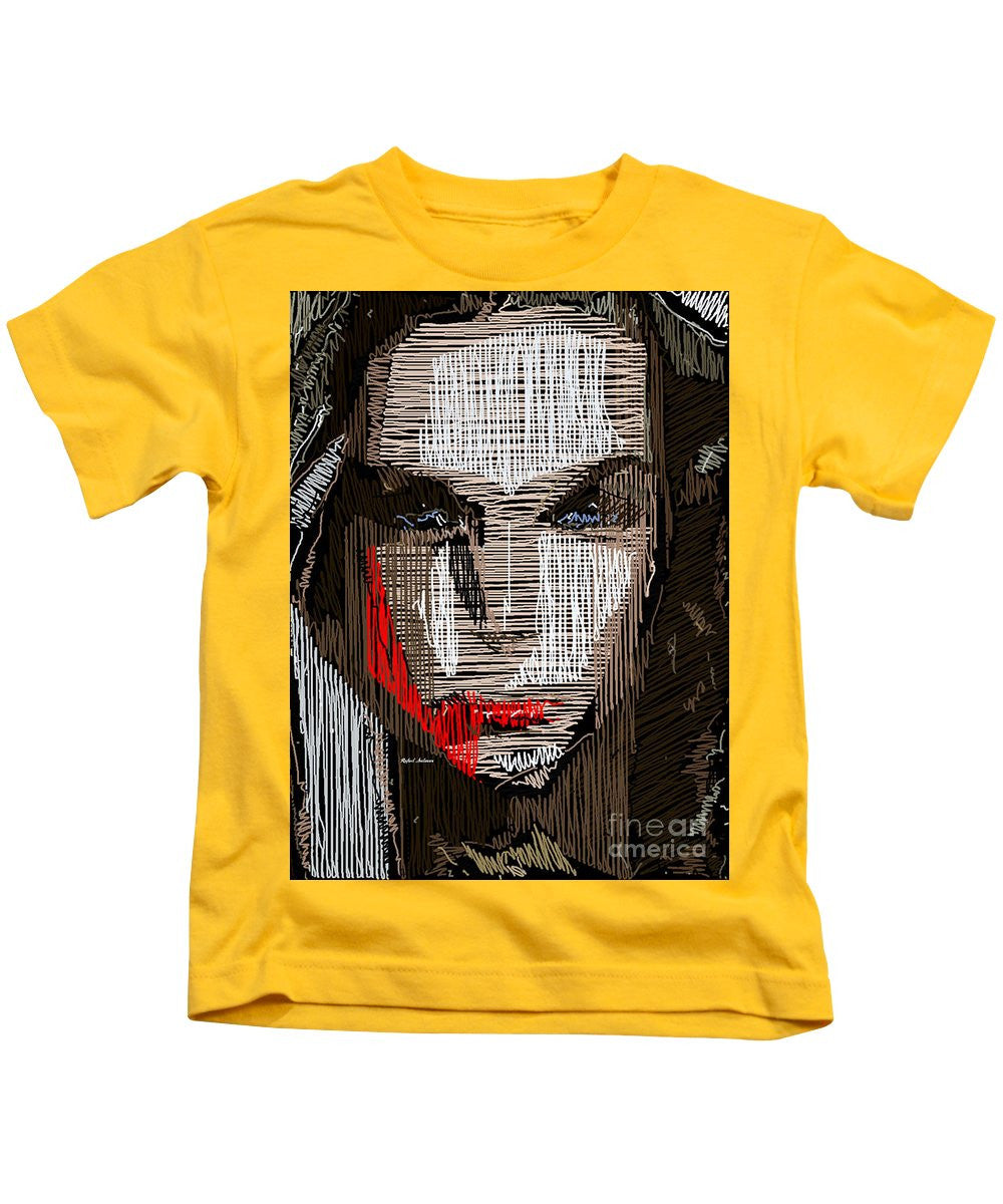 Kids T-Shirt - Studio Portrait In Pencil 41