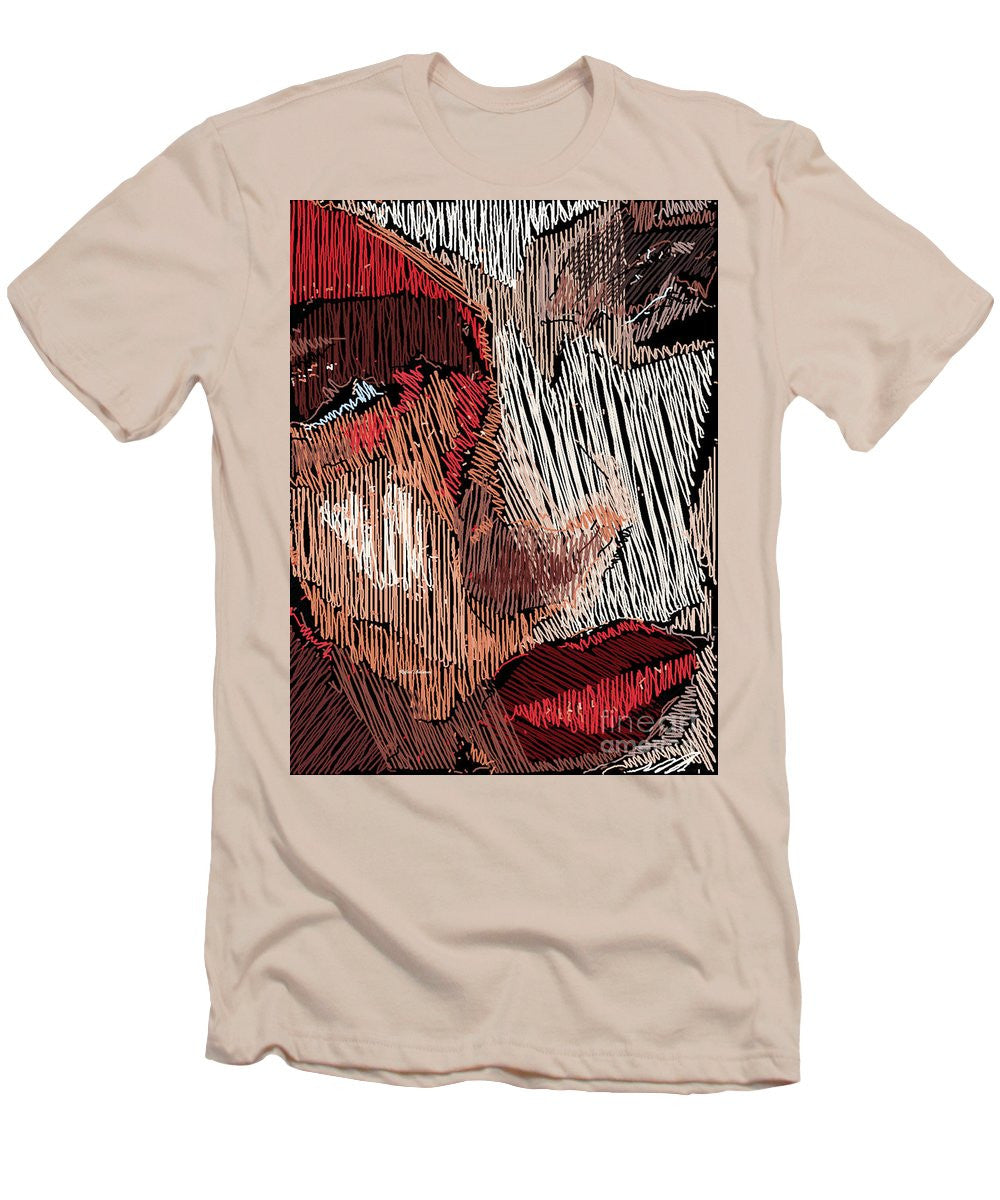 Men's T-Shirt (Slim Fit) - Studio Portrait In Pencil 42