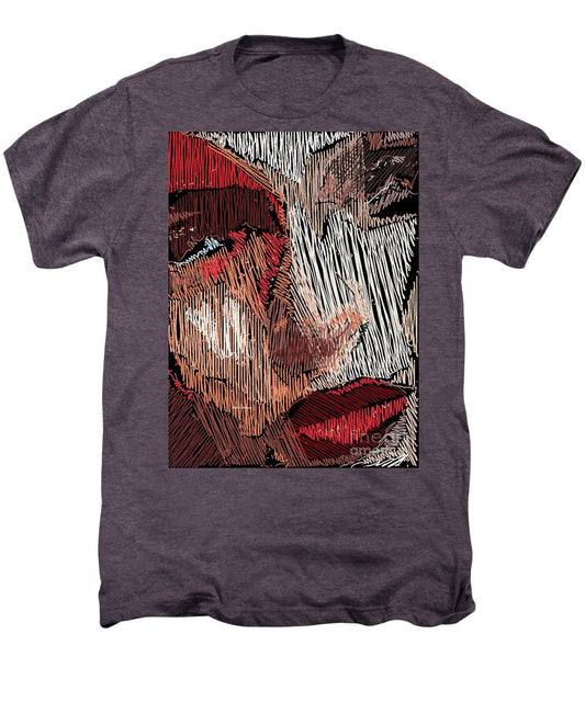 Men's Premium T-Shirt - Studio Portrait In Pencil 42