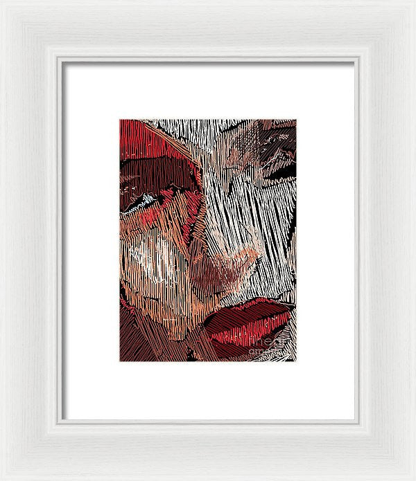 Framed Print - Studio Portrait In Pencil 42