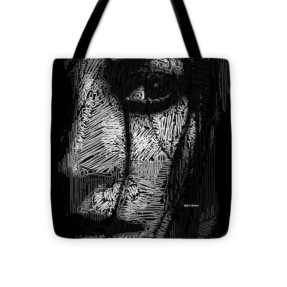 Tote Bag - Studio Portrait In Pencil 53