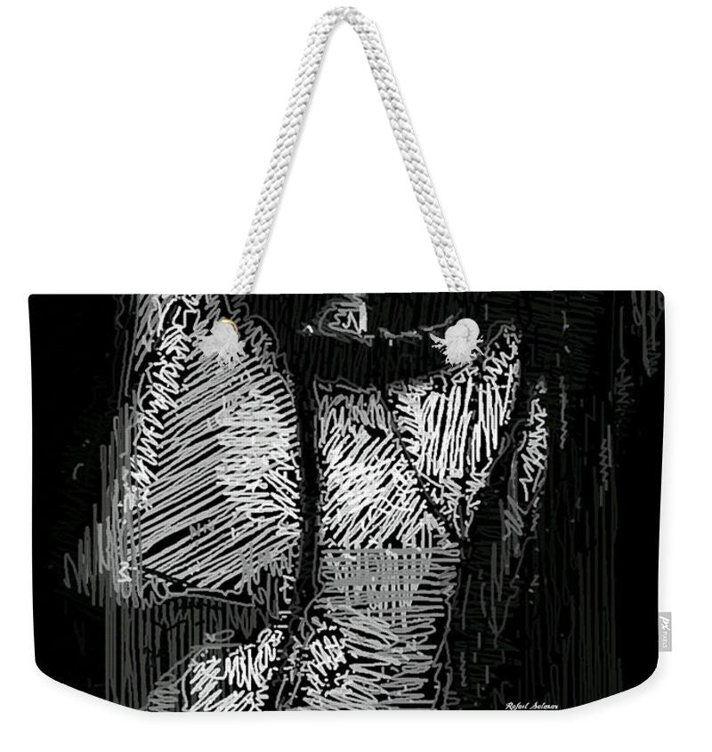 Weekender Tote Bag - Studio Portrait In Pencil 53