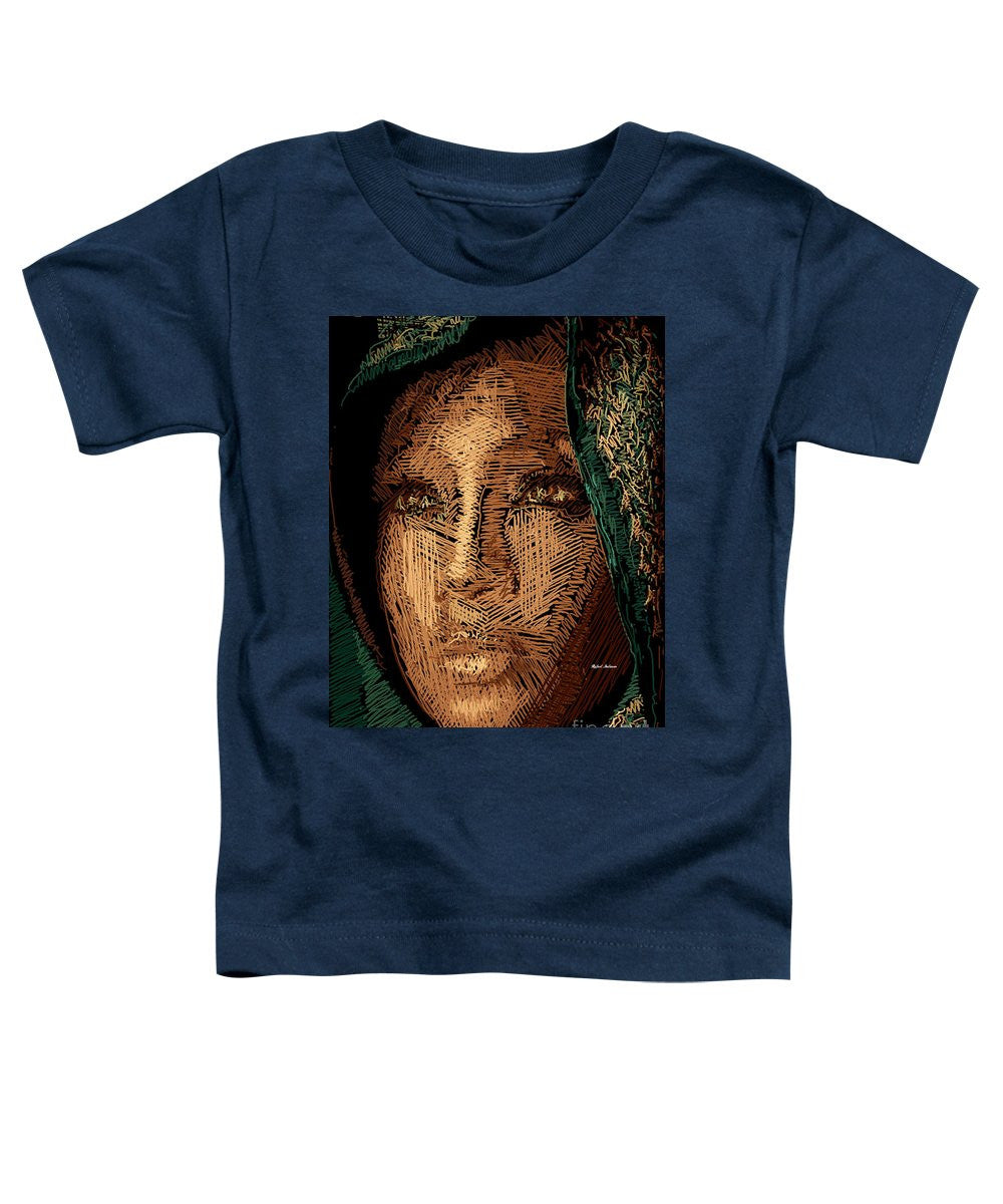 T-shirt pour tout-petits - Portrait en studio au crayon 54